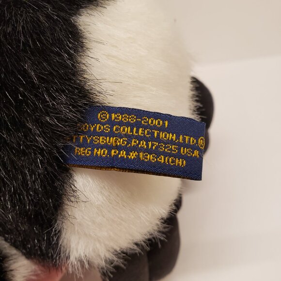 Boyds Bears Penguin Plush Sillie Waddlewalk Plaid Scarf Bean Bag Stuffed Animal - Picture 6 of 8